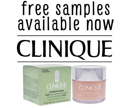 Free Clinique Sample: Moisture Surge 100-H Hydrator