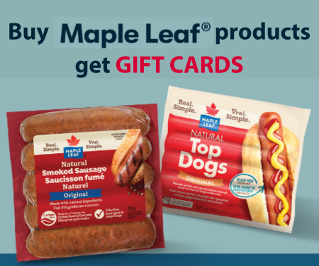 Maple Leaf Canada: Buy Hot Dogs Get Gift Cards