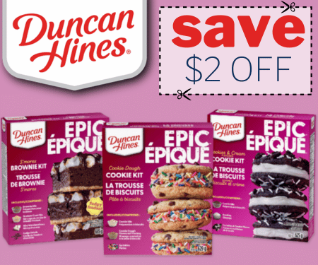 Duncan Hines® EPIC™ baking kits Coupon