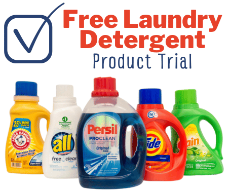 Free Laundry Detergent: Product Trial Available