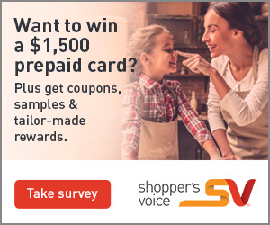 Grab $1,500 from Shopper’s Voice