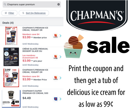 Chapman's Super Premium Plus Ice Cream, Chapman's Super Premium Plus Ice Cream, Chapman's Super Premium Plus Ice Cream Free Samples