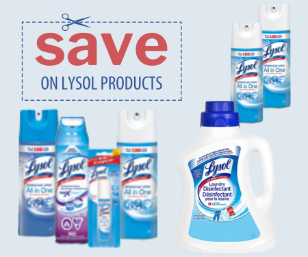 Coupons: $7 Off Lysol Products