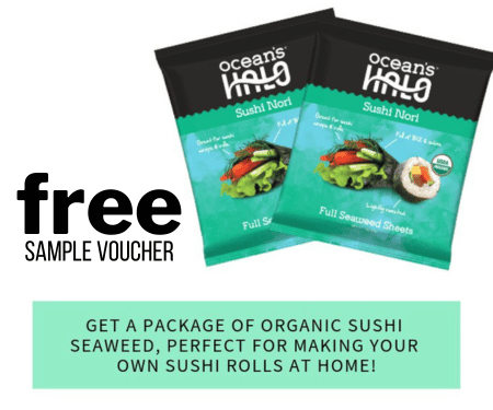 Free Pack of Organic Sushi Nori