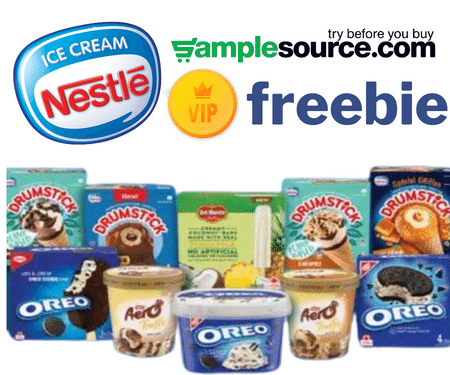 SampleSource VIP Offer: Free Nestle Ice Cream