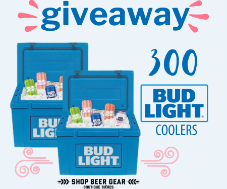 300 Bud Light Coolers to Giveaway