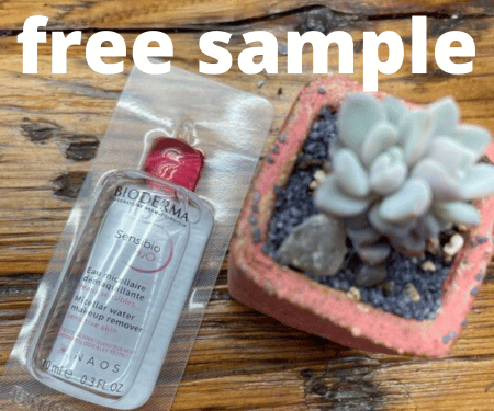 Free Bioderma Sensibio H2O Micellar Water Samples