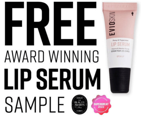 Free Sample of Evio SkinMini Lip Serum