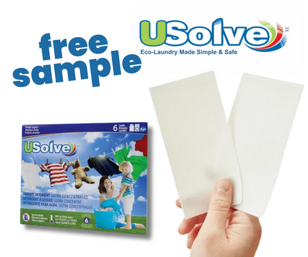 Free Sample of USolve Laundry Strips