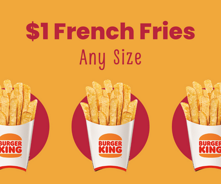 National French Fry Day: $1 Fries at Burger King