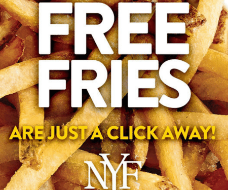 Score Free Fries From New York Fries