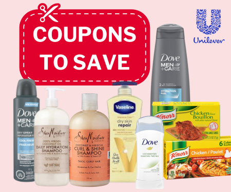 Coupons To Save Money on Unilever Products