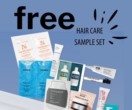 Free Hair Care Sample Set – Min Purchase Required