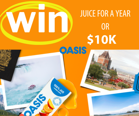 Win Free Juice For A Year or $10K