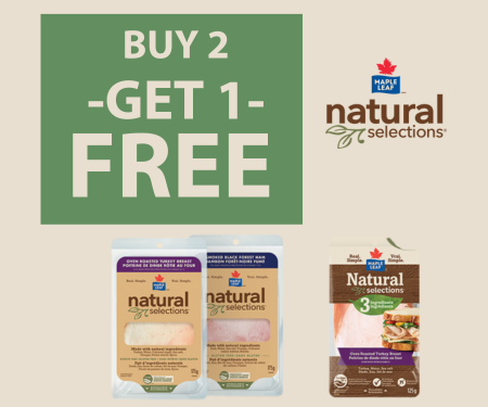 Buy 2 Get 1 Free Maple Leaf Natural Selections