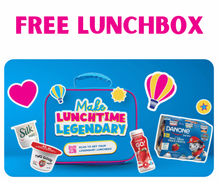 Free Legendary Lunchbox from Danone Canada