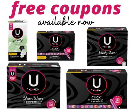 U by Kotex: Free Coupons