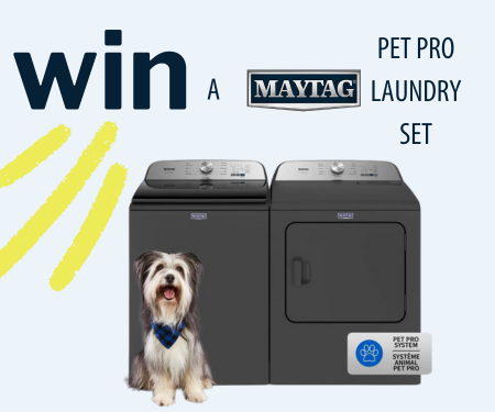 Win a Maytag Pet Pro Laundry Set