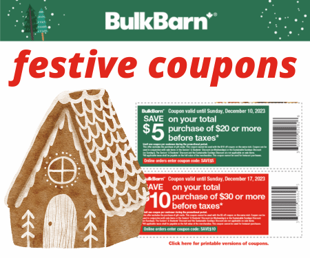 Bulk Barn Festive Coupons Available Now