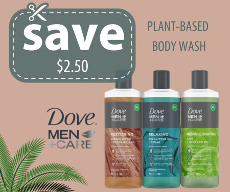 Coupon for Dove Men+Care Body Wash