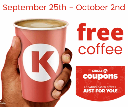 Free Coffee at Circle K