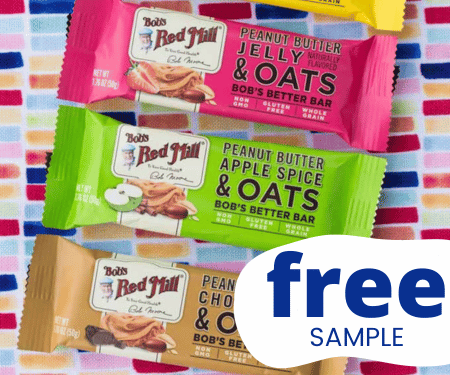 Free Sample of Bob’s Red Mill Snack Bars