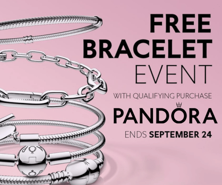 Score a Free Pandora Bracelet