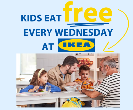 Kids Eat Free Every Wednesday at IKEA