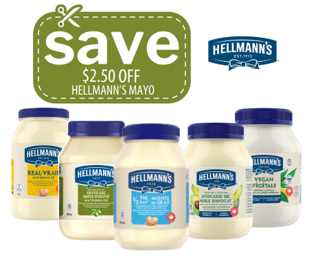 Save $2.50 on Hellmann’s Mayo