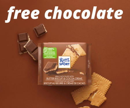 Free Ritter Sport Sustainably Made Chocolate