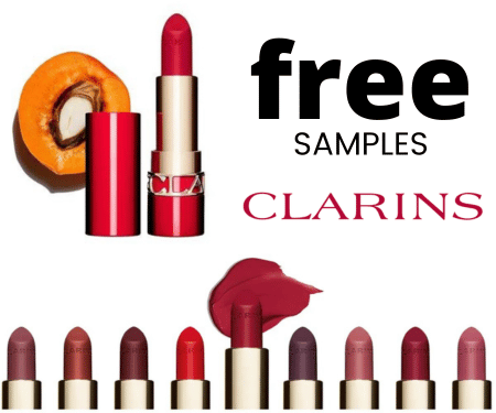 Free Clarins Joli Rouge Lipstick Sample