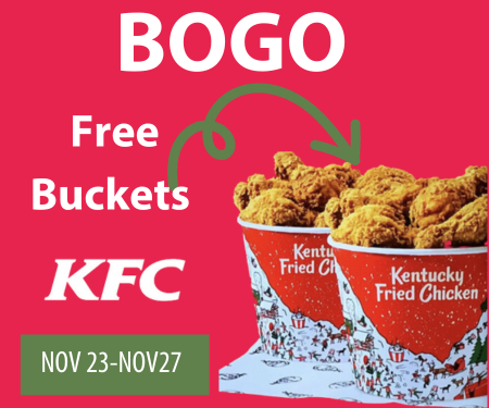 KFC BOGO Free Buckets