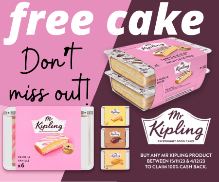 Free Cakes from Mr Kipling