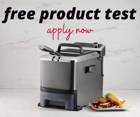 Free Deep Fryer Testing Opportunity
