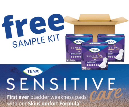 Free TENA Sensitive Care Sample Kit