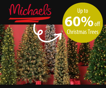 60% Off Christmas Trees at Michaels