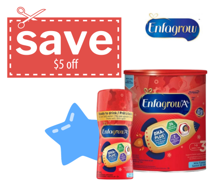 Save $5 Enfagrow A+ Toddler