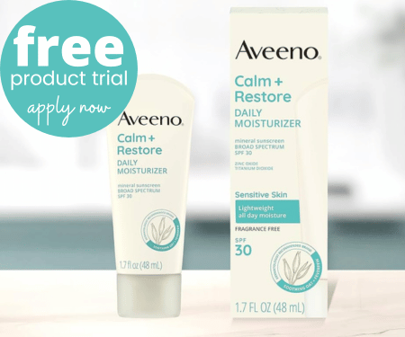 AVEENO Calm + Restore: Free Product Trial