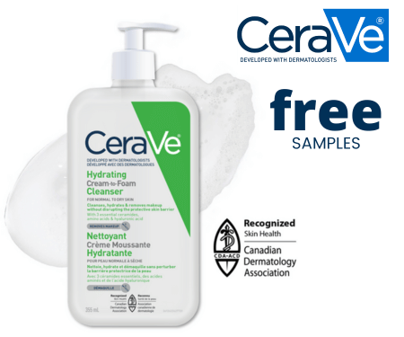 Free CeraVe Hydrating Cream-to-Foam Cleanser