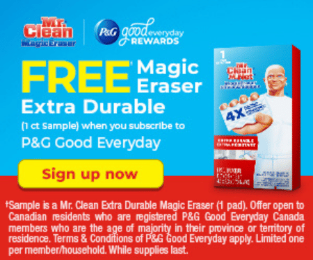 P&G Good Everyday: Get a Free Sample*