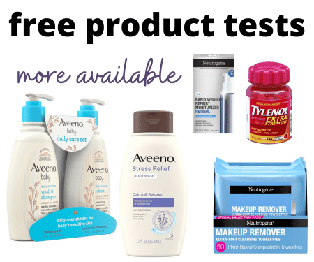 Free Product Testing: Aveeno, Neutrogena, Reactine & Tylenol