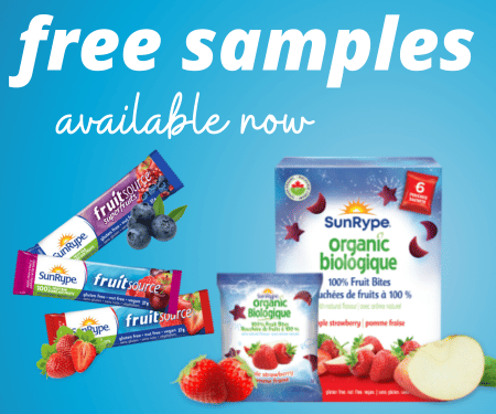 Score Free SunRype Organic 100% Fruit Snack Samples