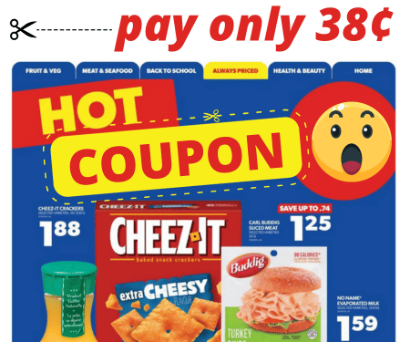 Use Coupons & Get Cheez-It Crackers For 38¢