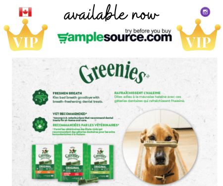 Free GREENIES Original Dental Treat: Samplesource VIP