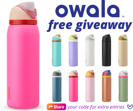 Free Owala Water Bottle Giveaway