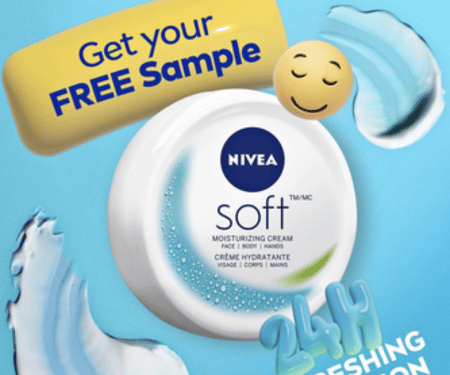 Free Sample of Nivea Soft