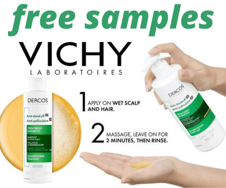 Free Vichy Dercos Shampoo Sample