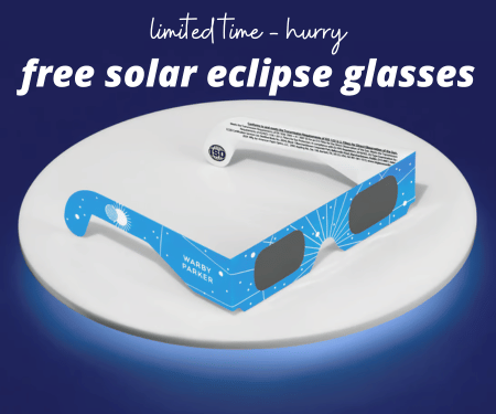 Free Warby Parker Solar Eclipse Glasses