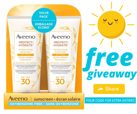 Free Aveeno Sunscreen Giveaway