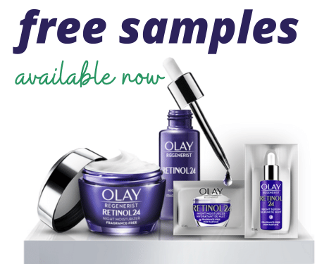 Free Olay Retinol24 Samples